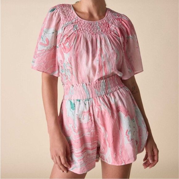 St. Roche Bird Short Pink - Picture 1 of 5